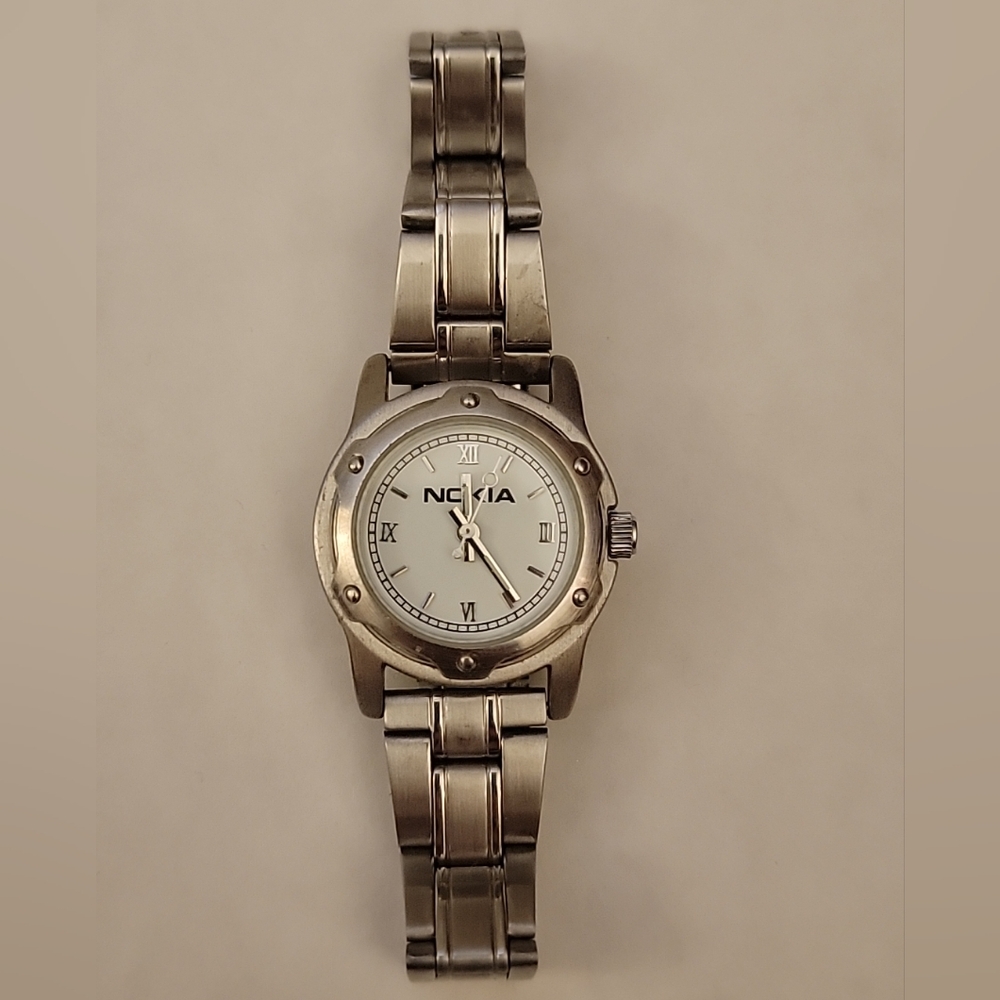 Vintage NOKIA 89320 Women's Stainless Steel Japan Movement